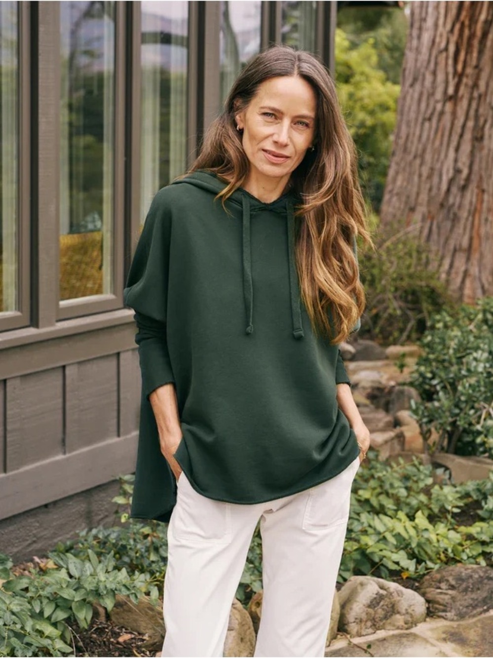 Frank & Eileen Kane Triple Fleece Capelet Hoodie XS